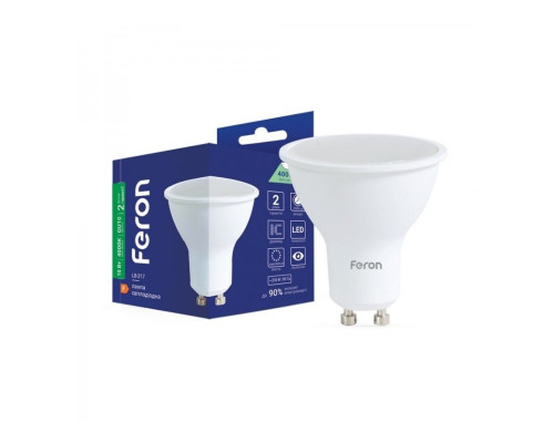 Лампа світлодіодна Feron 80865 LB-217, 10W 4000K GU10