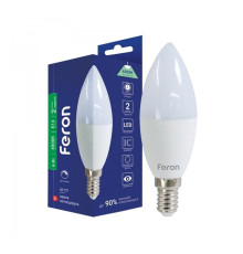 Лампа світлодіодна Feron 80869 LB-737, 6W 4000K E14 Dimmable