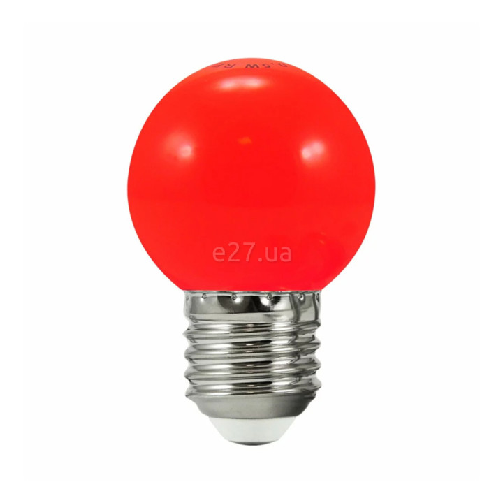 Лампа світлодіодна Goldlux 308757 , G45 0.5W Red E27 (набір з 2шт.), 360° · Goldlux · goldlux-308757