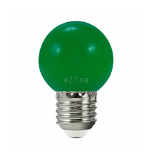 Лампа світлодіодна Goldlux 308771 Party, G45 0.5W Green E27 (набір з 2шт.), 360°