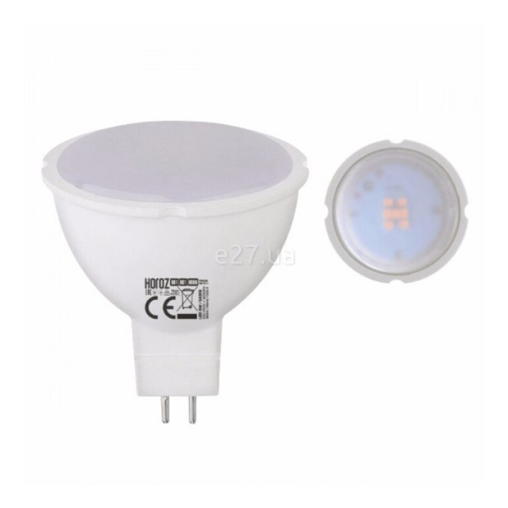 Лампа світлодіодна Horoz Electric 001-001-0006-011 Fonix-6, MR16 6W 6400K GU5.3, 105° · HOROZ ELECTRIC · horoz-electric-001-001-0006-011