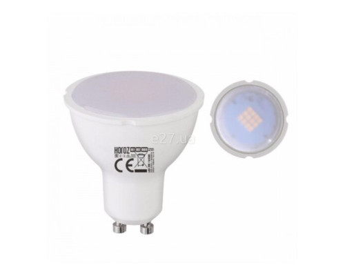 Лампа світлодіодна Horoz Electric 001-002-0008-011 Plus-8, MR16 8W 6400K GU10, 105°