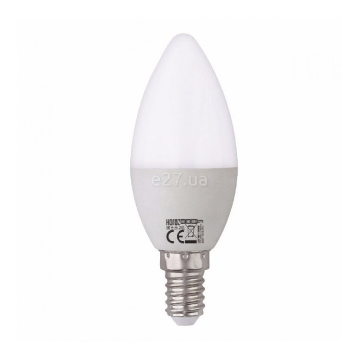 Лампа світлодіодна Horoz Electric 001-003-0006-021 Ultra-6, C37 6W 3000K E14, 200° · HOROZ ELECTRIC · horoz-electric-001-003-0006-021