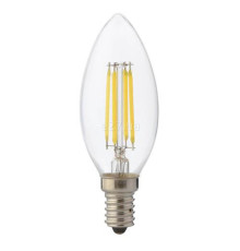 Лампа світлодіодна Horoz Electric 001-013-0006-010 Filament Candle, C35 6W 2700K E14, 360°