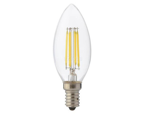 Лампа світлодіодна Horoz Electric 001-013-0006-010 Filament Candle, C35 6W 2700K E14, 360°