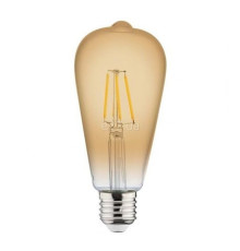 Лампа світлодіодна Horoz Electric 001-029-0006-010 Rustic Vintage-6, ST64 6W 2200K E27, 360°