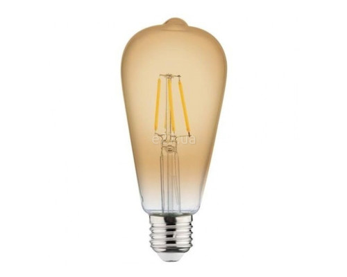 Лампа світлодіодна Horoz Electric 001-029-0006-010 Rustic Vintage-6, ST64 6W 2200K E27, 360°