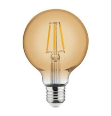 Лампа світлодіодна Horoz Electric 001-030-0006-010 Rustic Globe-6, G125 6W 2200K E27, 360°