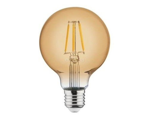 Лампа світлодіодна Horoz Electric 001-030-0006-010 Rustic Globe-6, G125 6W 2200K E27, 360°