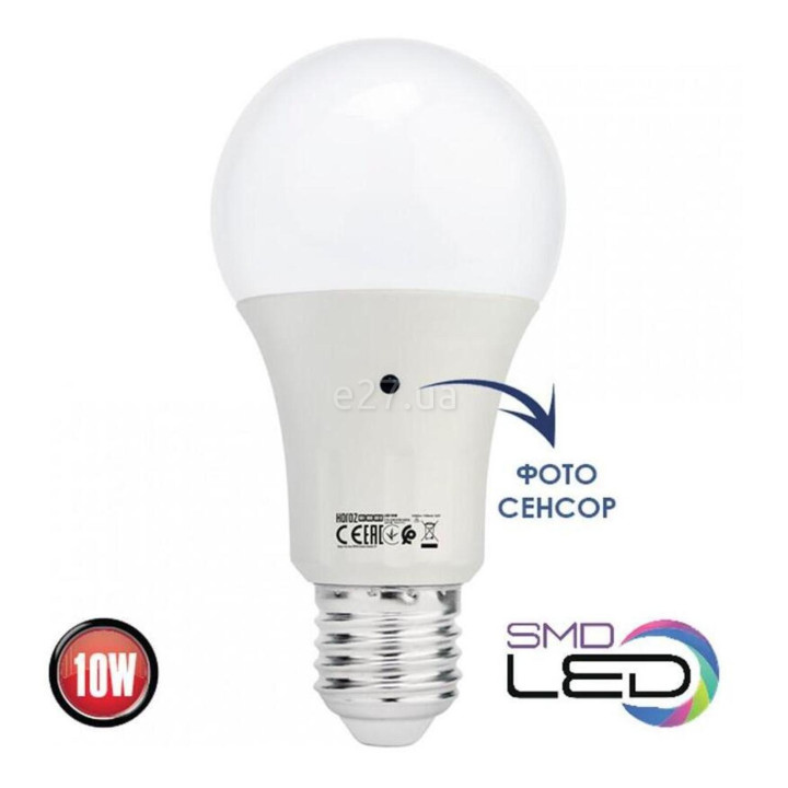 Лампа світлодіодна Horoz Electric 001-068-0010-010 Dark-10, A60 10W 6400K E27, 160° · HOROZ ELECTRIC · horoz-electric-001-068-0010-010