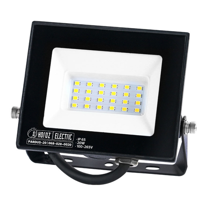 Прожектор Horoz Electric 068-028-0020-010 Pardus-20, 20 Вт, 1800 лм, 6400K · HOROZ ELECTRIC · horoz-electric-068-028-0020-010