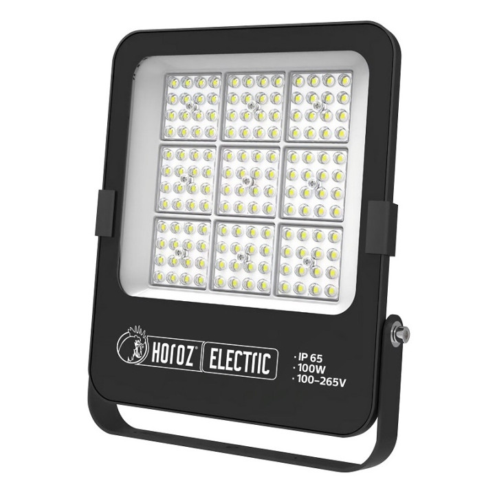 Прожектор Horoz Electric 068-033-0100-010 Borneo-100, 100 Вт, 12000 лм, 6400K · HOROZ ELECTRIC · horoz-electric-068-033-0100-010