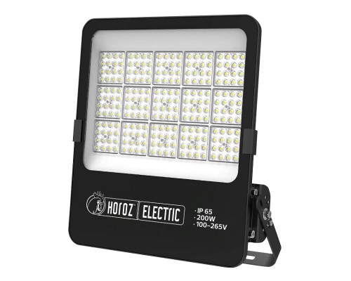 Прожектор Horoz Electric 068-033-0200-010 Borneo-200, 200 Вт, 24000 лм, 6400K