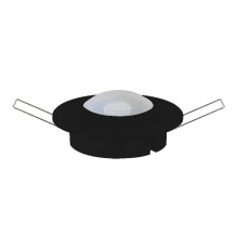 Датчик руху Horoz Electric 088-002-0001-020 Mustang-1, чорний, пластик, ip20, для врізного монтажу
