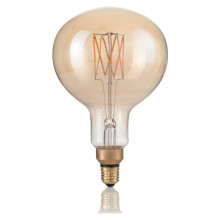 Лампа світлодіодна Ideal Lux 129877 LED Vintage XL E27 GLOBO D160 04W 2200K CRI80 AMBRA, G160 4W 2200K E27 · Ideal Lux · ideal-lux-129877