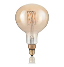 Лампа світлодіодна Ideal Lux 129877 LED Vintage XL E27 GLOBO D160 04W 2200K CRI80 AMBRA, G160 4W 2200K E27