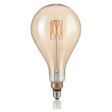 Лампа світлодіодна Ideal Lux 130163 LED Vintage XL E27 GOCCIA 08W 2200K CRI80 AMBRA, A155 8W 2200K E27 · Ideal Lux · ideal-lux-130163