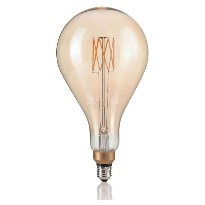 Лампа світлодіодна Ideal Lux 130163 LED Vintage XL E27 GOCCIA 08W 2200K CRI80 AMBRA, A155 8W 2200K E27 · Ideal Lux · ideal-lux-130163