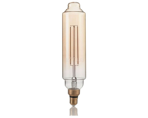 Лампа світлодіодна Ideal Lux 130170 LED Vintage XL E27 LINEAR 4W 2200K CRI80 AMBRA, T75 4W 2200K E27