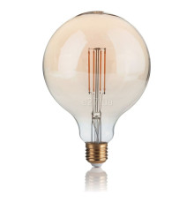 Лампа світлодіодна Ideal Lux 151724 LED Vintage, G120 4W 2200K E27