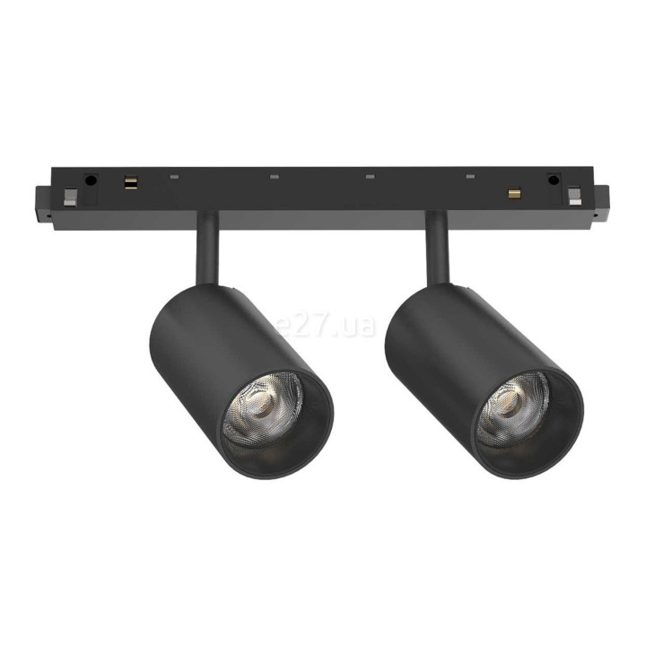 Магнітний трековий світильник Ideal Lux 257648 EGO TRACK DOUBLE 16W 3000K BK, 8 Вт, 1500 лм, 3000K · Ideal Lux · ideal-lux-257648