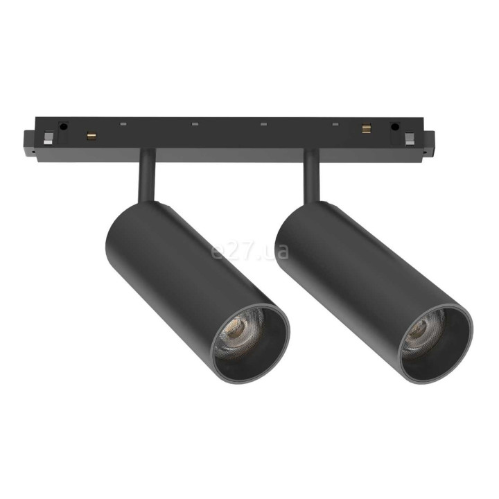 Магнітний трековий світильник Ideal Lux 257662 EGO TRACK DOUBLE 24W 3000K BK, 12 Вт, 2200 лм, 3000K · Ideal Lux · ideal-lux-257662