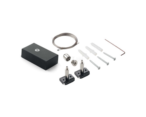 Тросовий підвіс Ideal Lux 276328 Ego Kit Single Steel Cable 2 m + BK Ceiling Cup