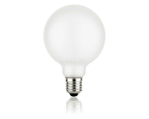 Лампа світлодіодна Ideal Lux 277790 E27 globo d095 08w 3000k cri80 satin intera dimm, G95 3000K E27