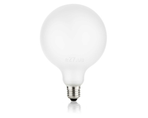 Лампа світлодіодна Ideal Lux 277813 E27 globo d125 08w 3000k cri80 satin intera dimm, G125 3000K E27