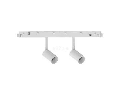 Магнітний трековий світильник Ideal Lux 282947 Ego Track Double 05W 3000K on-off WH, 2.5 Вт, 380 лм, 3000K