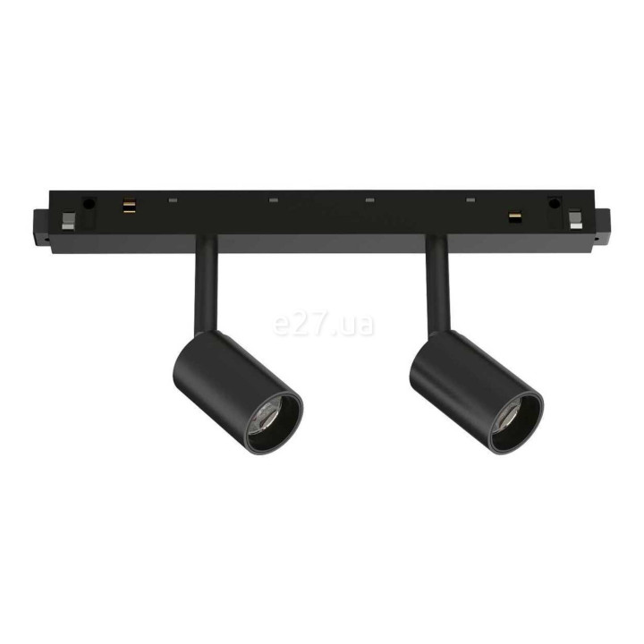 Магнітний трековий світильник Ideal Lux 286334 Ego Track Double 05W 3000K Dali BK, 2.5 Вт, 380 лм, 3000K · Ideal Lux · ideal-lux-286334