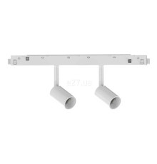 Магнітний трековий світильник Ideal Lux 286341 Ego Track Double 05W 3000K Dali WH, 2.5 Вт, 380 лм, 3000K