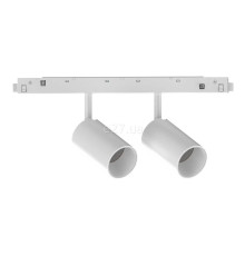 Магнітний трековий світильник Ideal Lux 303635 Ego track double 16w 3000k 1-10v, 8 Вт, 1450 лм, 3000K