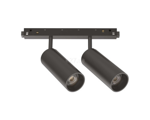 Магнітний трековий світильник Ideal Lux 303642 Ego track double 24w 3000k 1-10v, 12 Вт, 2000 лм, 3000K