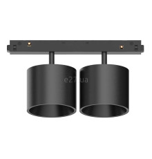 Трековий світильник Ideal Lux 316307 Ego Track Double Big 20W 3000K On-off Bk, 10 Вт, 2000 лм, 3000K