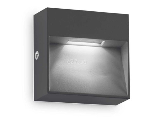 Настінний світильник Ideal Lux 316871 Dedra Ap Big Antracite, 1.5 Вт, 160 лм, 3000K