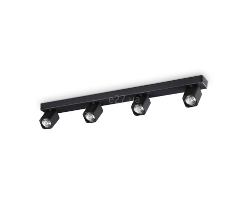 Спот Ideal Lux 321523 Rudy PL4 Square Nero