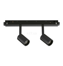 Магнітний трековий світильник Ideal Lux 321714 Ego Track Double 05W 4000K On-off Bk, 2.5 Вт, 430 лм, 4000K