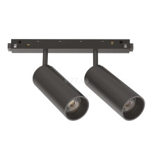 Магнітний трековий світильник Ideal Lux 321844 Ego Track Double 24W 4000K On-off Bk, 12 Вт, 2500 лм, 4000K
