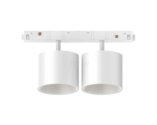 Магнітний трековий світильник Ideal Lux 327549 Ego Track Double Big 20W 3000K On-off Wh, 10 Вт, 2000 лм, 3000K