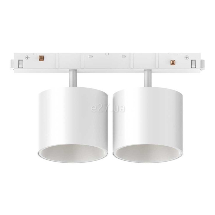 Магнітний трековий світильник Ideal Lux 327549 Ego Track Double Big 20W 3000K On-off Wh, 10 Вт, 2000 лм, 3000K · Ideal Lux · ideal-lux-327549
