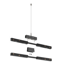 Тросовий підвіс Ideal Lux 339863 Ego Kit Bi-emission Linear Connector Cable 2 Mt Bk