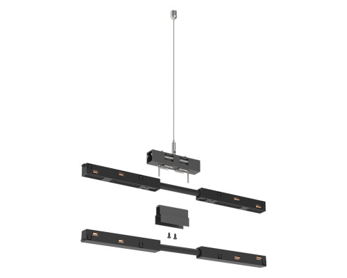 Тросовий підвіс Ideal Lux 339863 Ego Kit Bi-emission Linear Connector Cable 2 Mt Bk
