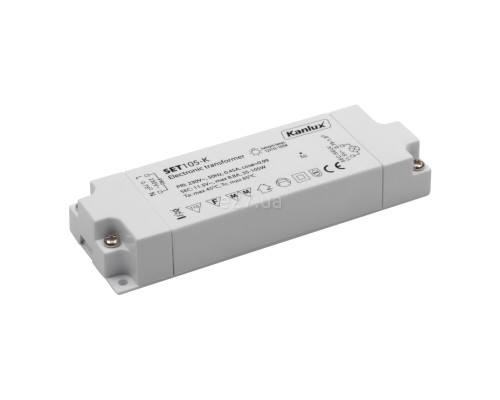 Трансформатор Kanlux 1426 SET105-K, 12V AC, Залежить від навантаження, 105 Вт
