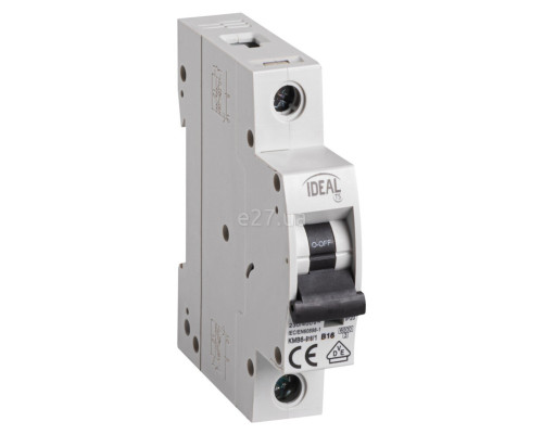 Автоматичний вимикач Kanlux 23140 Ideal TS KMB6-B16/1, 1P, 16A, B, 6kA, на DIN-рейку