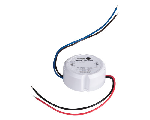 Блок живлення Kanlux 24242 Circo N LED 12VDC 10W, 12V DC, Залежить від навантаження, 10 Вт, не сумісний з димерами