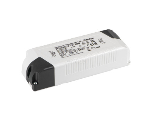 Блок живлення Kanlux 26811 PoweLED P 12V 60W, 12V DC, Залежить від навантаження, 60 Вт, не сумісний з димерами