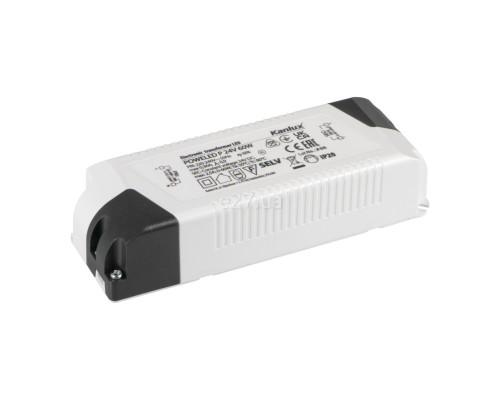 Блок живлення Kanlux 26816 PoweLED P 24V 60W, 24V DC, Залежить від навантаження, 60 Вт, не сумісний з димерами