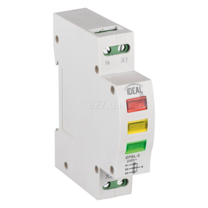 Індикатор Kanlux 32893 TH35 KLI-RGY, 2.5A, ip20, на DIN-рейку · Kanlux · kanlux-32893