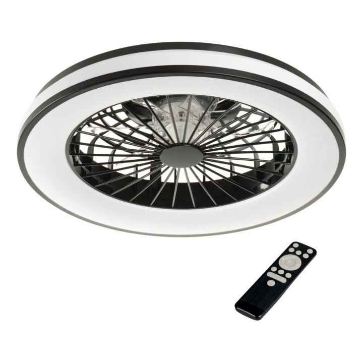 Люстра-вентилятор Kanlux 38033 Plave LED CCT, 48 Вт, 2100 лм, 3000К/4000К/6500К · Kanlux · kanlux-38033